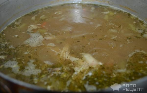 Рецепт: Суп гороховый куриный - Домашний суп с куриным мясом и ароматными приправами