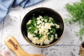 Баклажаны жареные с чесноком и майонезом Баклажаны жареные с чесноком и майонезом
