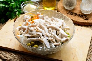 Салат "Обалденный" с куриным филе Салат "Обалденный" с куриным филе