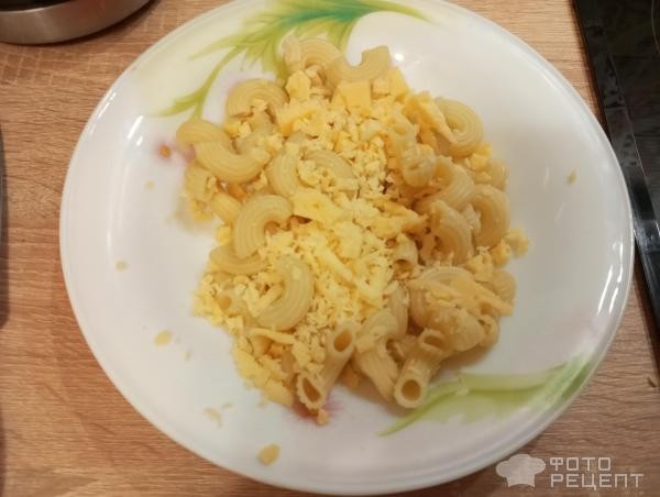 Рецепт: Макароны с сыром по-итальянски - Вкусное блюдо с плавленным сыром