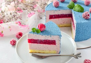 Малиновый муссовый торт Малиновый муссовый торт