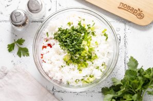 Салат с рисом и майонезом Салат с рисом и майонезом