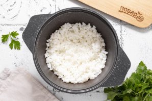 Салат с рисом и майонезом Салат с рисом и майонезом