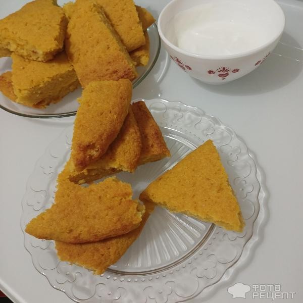 Рецепт: Тыквенная простая коврижка на скорую руку - Коврижка из семолины на кефире с запечённой тыквой. Рецепт: Тыквенная простая коврижка на скорую руку - Коврижка из семолины на кефире с запечённой тыквой.