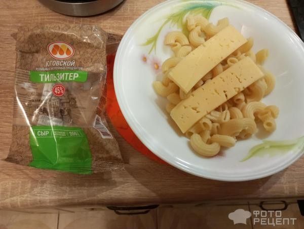 Рецепт: Макароны с сыром по-итальянски - Вкусное блюдо с плавленным сыром