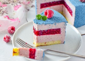Малиновый муссовый торт Малиновый муссовый торт