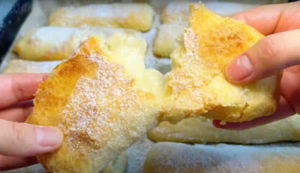 Слоеные трубочки с заварным кремом. Простой рецепт из доступных продуктов Слоеные трубочки с заварным кремом. Простой рецепт из доступных продуктов