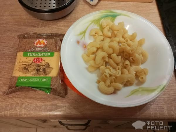 Рецепт: Макароны с сыром по-итальянски - Вкусное блюдо с плавленным сыром