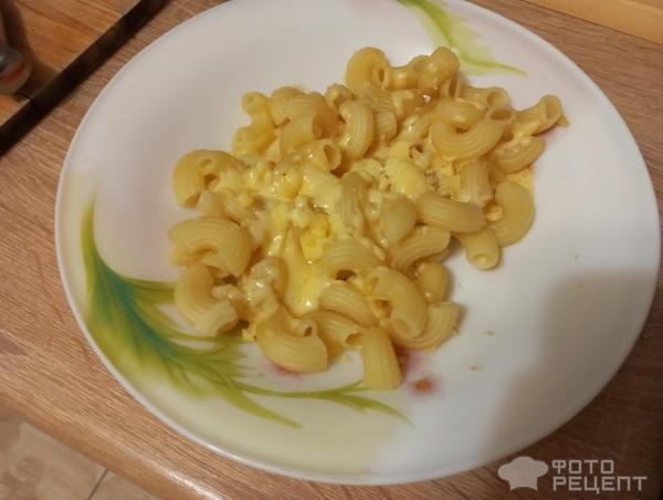 Рецепт: Макароны с сыром по-итальянски - Вкусное блюдо с плавленным сыром