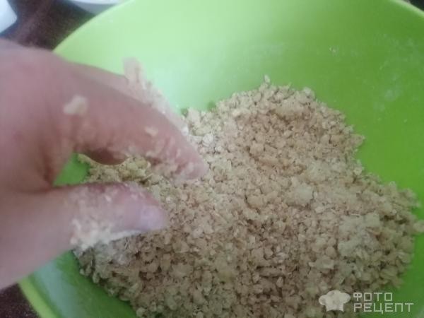 Рецепт: Печенье овсяное с творогом - на сливочном масле по-домашнему Рецепт: Печенье овсяное с творогом - на сливочном масле по-домашнему