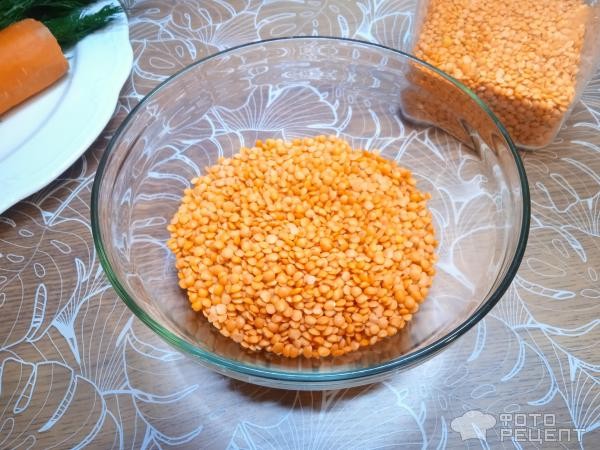 Рецепт: Суп из красной чечевицы - с беконом Рецепт: Суп из красной чечевицы - с беконом