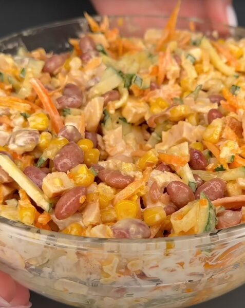 Шикарный салат за 5 минут: без сыра, без варки и без лишних хлопот &mdash; вкусно, и быстро!