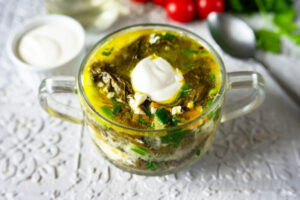 Борщ из щавеля