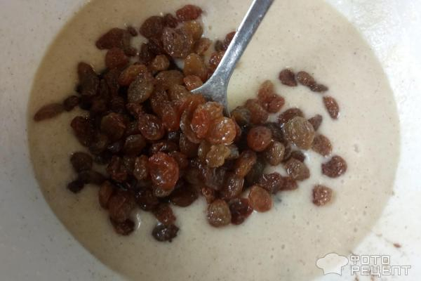 Рецепт: Овсяное печенье - с изюмом и шоколадом Рецепт: Овсяное печенье - с изюмом и шоколадом