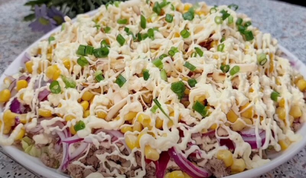 Салат &laquo;Министерский&raquo;. Рецепт объедение из простых продуктов