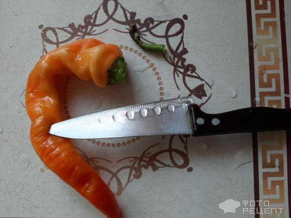 Рецепт: Соленый острый перец - По домашнему.