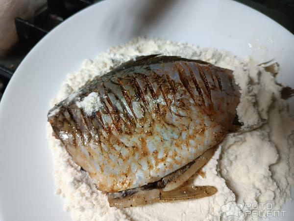 Рецепт: Рыба в томатном соусе - С луком и морковью